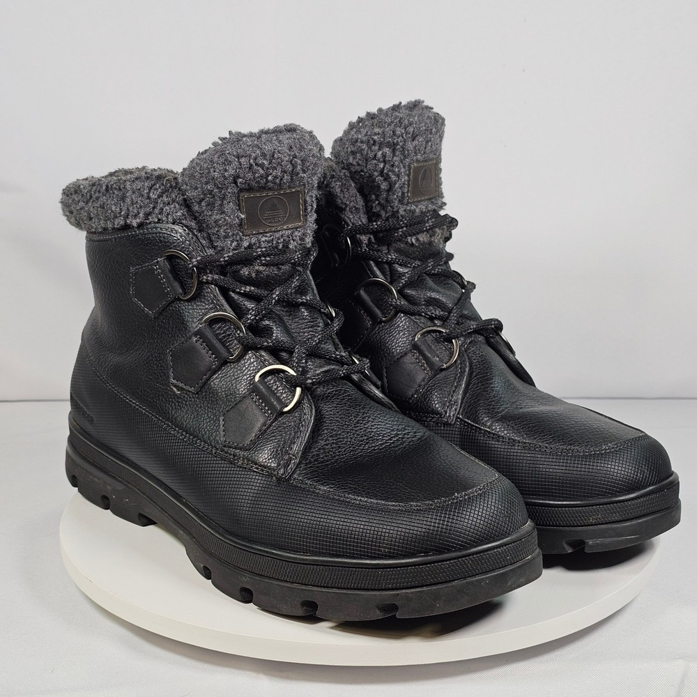 ALDO Black Faux Fur Lined Waterproof Winter Boots Women US Size 10 EUR 43